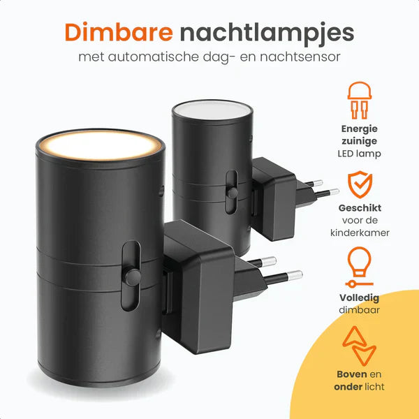 Luvikno | LuxeGlow Dimmable Night Light | Elegant belysning for en atmosfærisk stemning