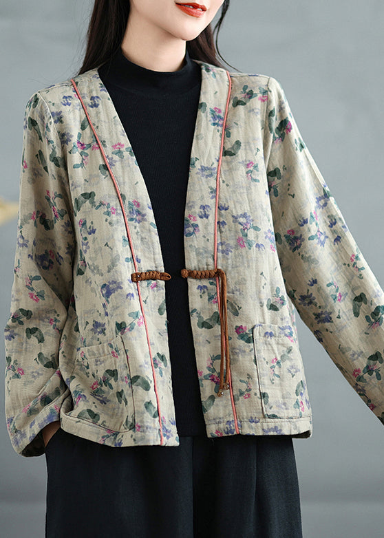 Luvik | Printti Takit Puuvillasta V-mallinen