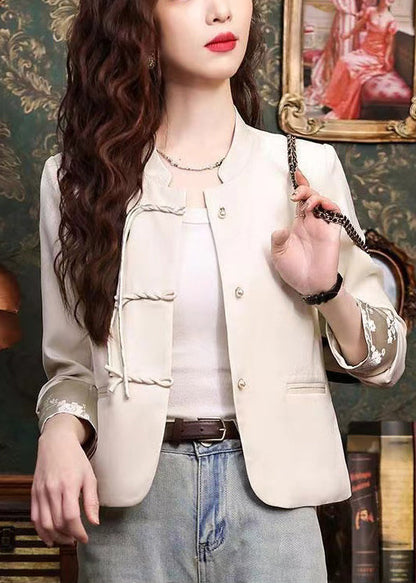 Luvik | Silkkitakit fringejä ja mandariinikauluksella