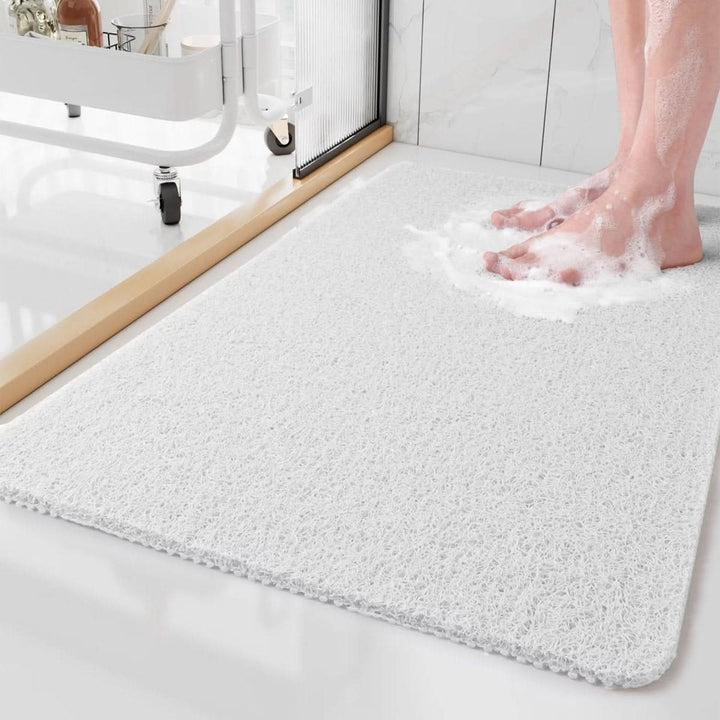 AQUALUXE AntiskliDusjmatte med Drenering | Luvikno