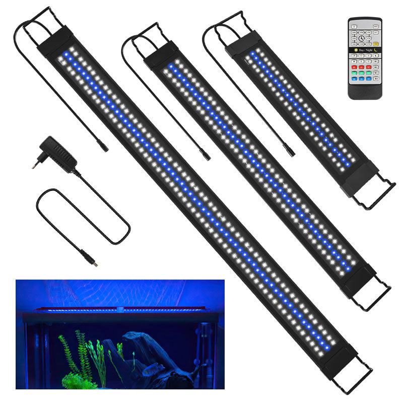 LED akvariebelysning 24/7 modus med timer | Luvikno