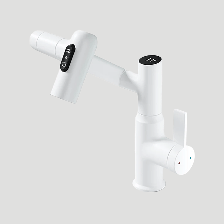 LUSTRAFLOW 360° kran med LED temperaturvisning | Luvikno