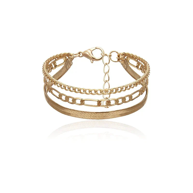 Sjarmerende Armbånd Trio | Delikat 3-delt Sett Luvikno