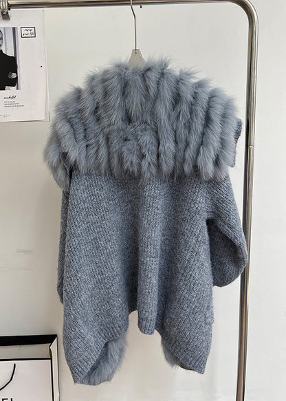 Luvik | Mukautuvat villakangastakit, joissa on siniset nappitaskut