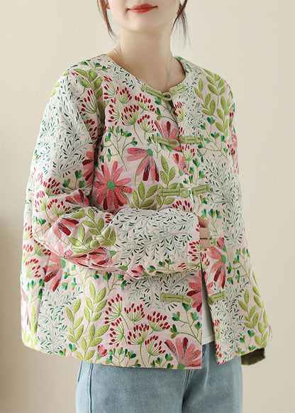 Luvik | Vihreät brodattut puuvillatutit