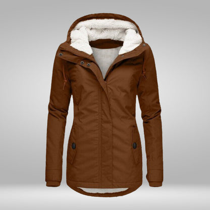 Luvik | Suosittu uusi laskostettu puuvillatakki hupulla