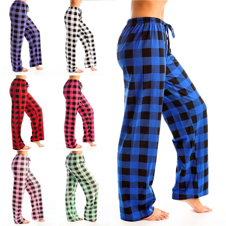 Luvik | Naisten housut Joulumallinen pyjamahousut naisille Mukava
