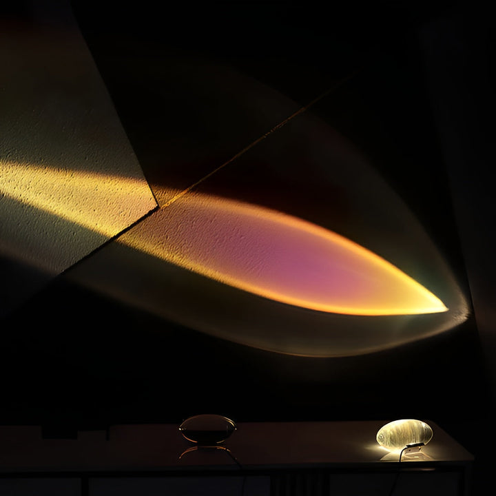 Rektangulær Bordlampe – Moderne Design | Varm Ambient Lys for Stue & Soverom | Luvikno