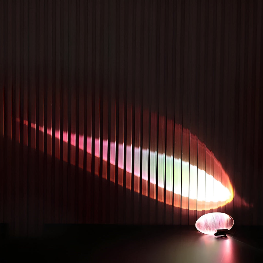 Rektangulær Bordlampe – Moderne Design | Varm Ambient Lys for Stue & Soverom | Luvikno