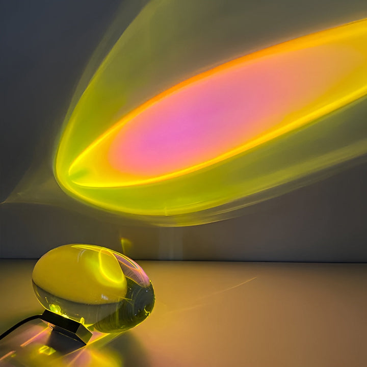 Rektangulær Bordlampe – Moderne Design | Varm Ambient Lys for Stue & Soverom | Luvikno