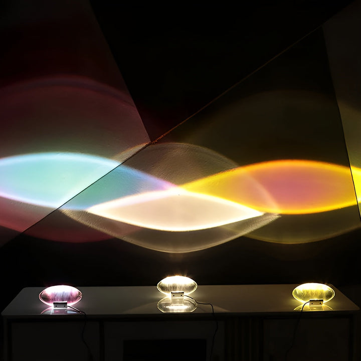 Rektangulær Bordlampe – Moderne Design | Varm Ambient Lys for Stue & Soverom | Luvikno