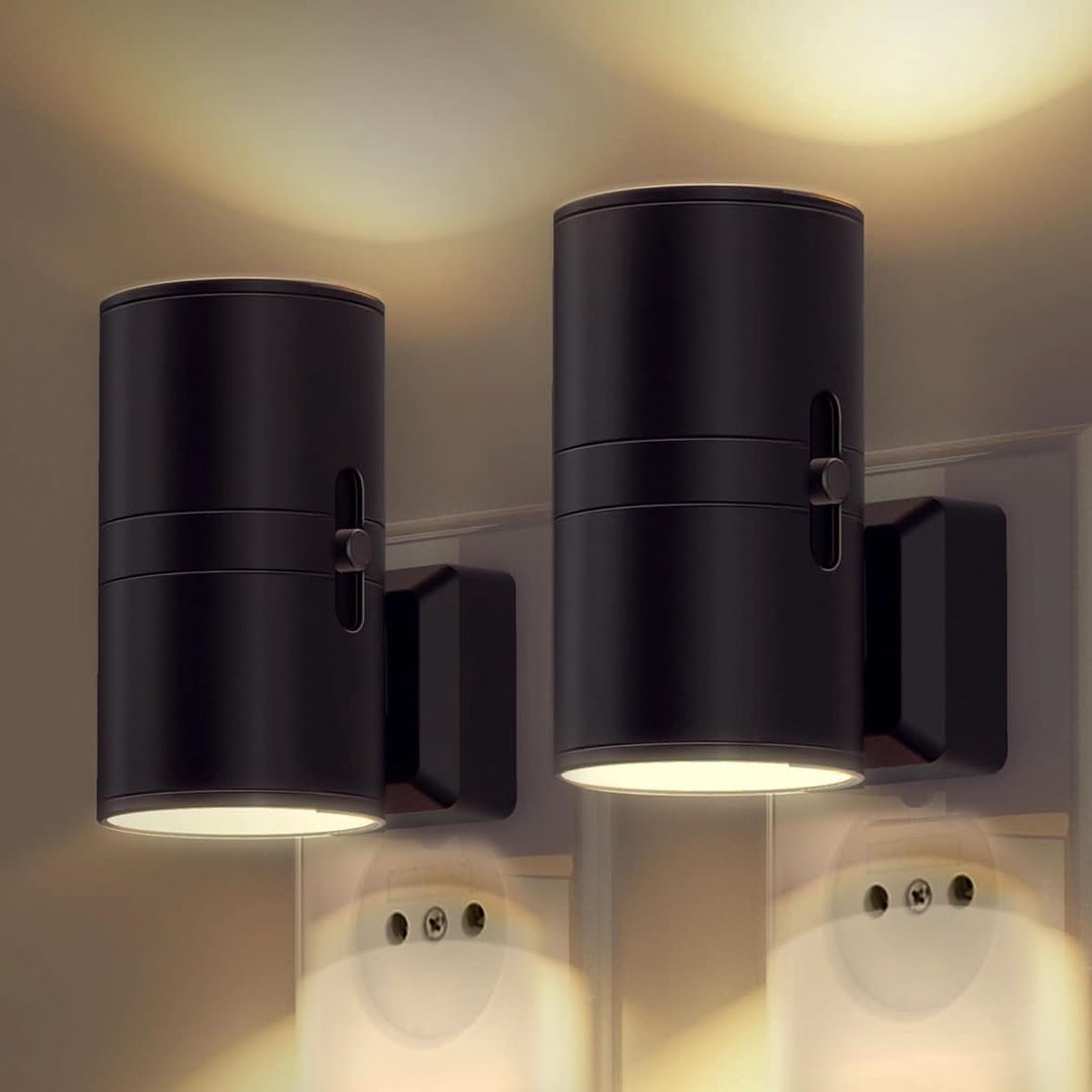 Luvikno | Dimmerbar LED nattlys med dag/natt-sensor for behagelig rombelysning
