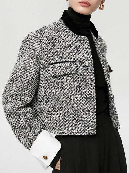 Luvik | Boucle Crop Blazer