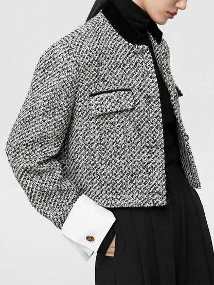 Luvik | Boucle Crop Blazer