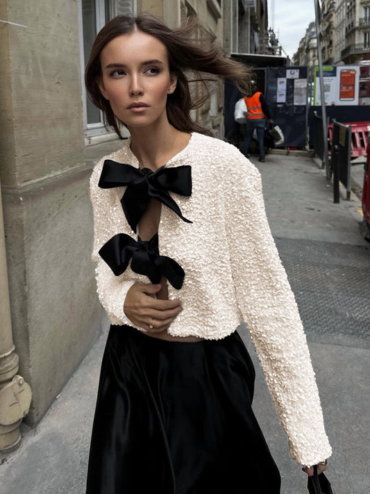 Luvik | Sametti nauha koriste takki