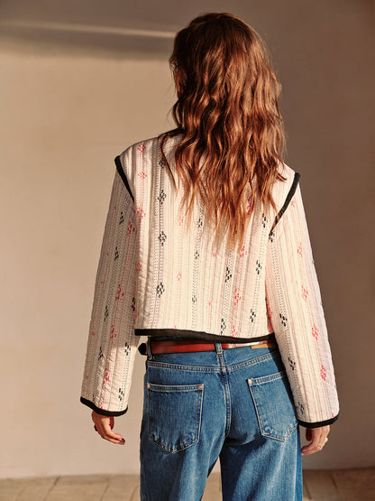 Luvik | Kontrastipipings Lyhyt Takki