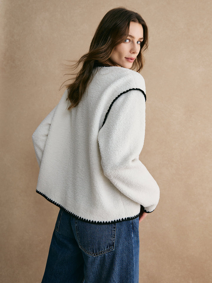 Luvik | Trim Minky Fleece Jakke