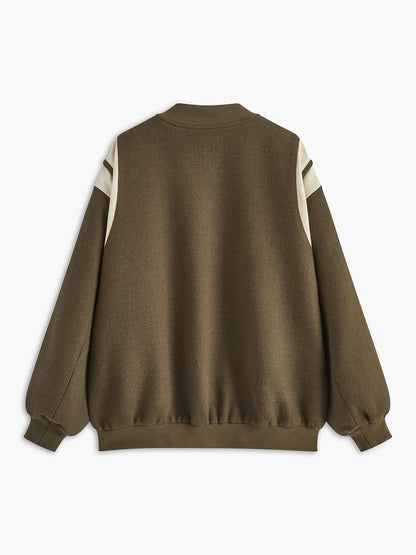 Luvik | Kauluksen kontrastipainatus taskutakki