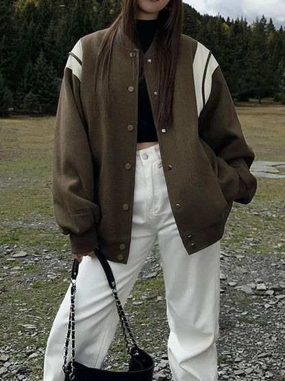 Luvik | Kauluksen kontrastipainatus taskutakki