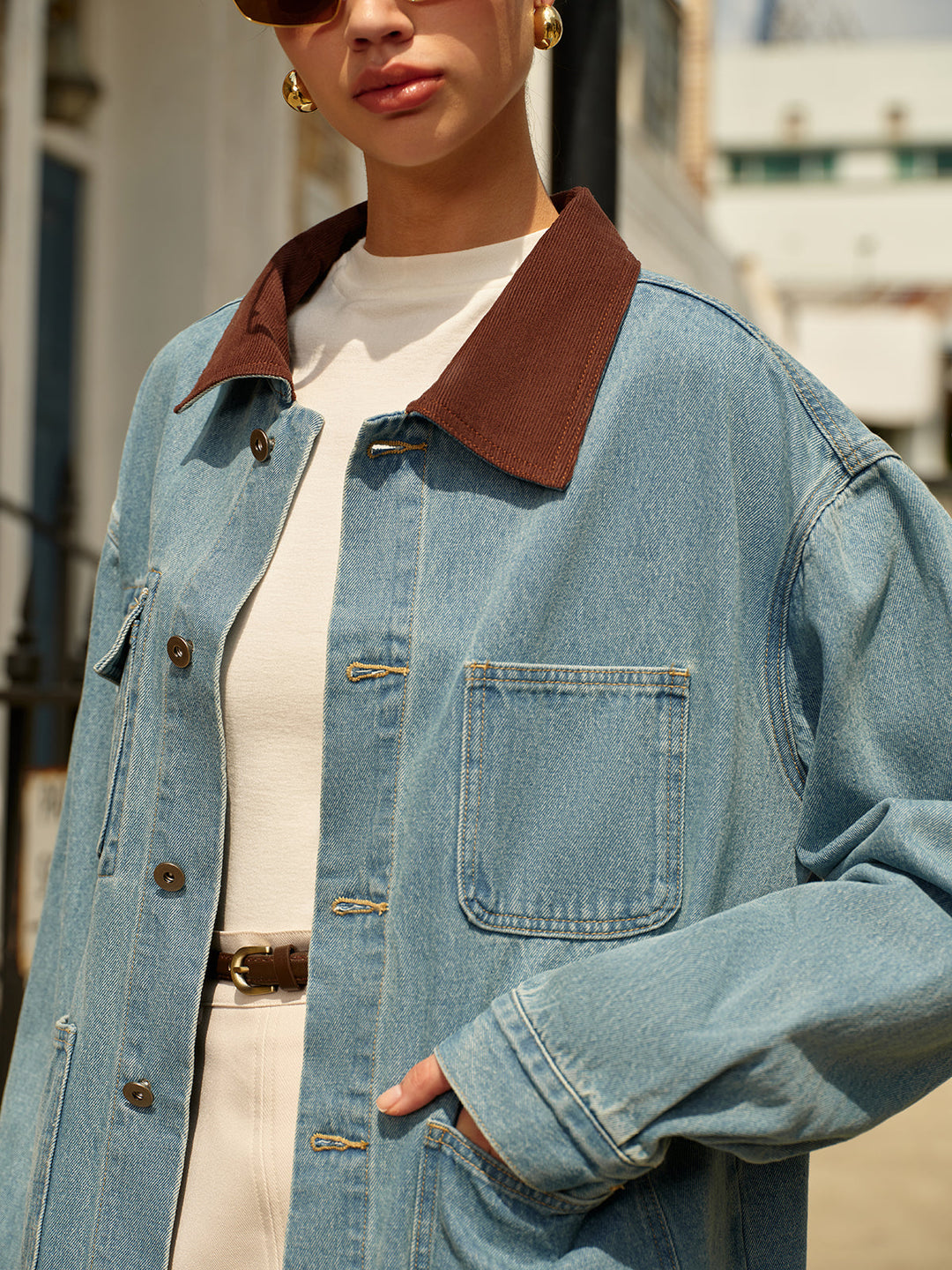 Luvik | Kragenes Allsidige Denim-jakke