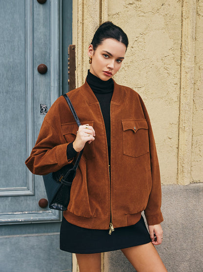 Luvik | Laukku Vetoketju Nahkatakki