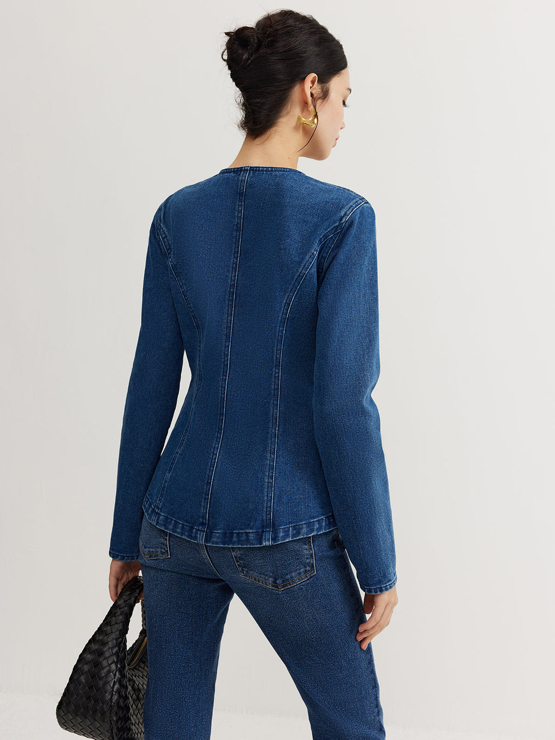 Luvik | Dunjakke Denim Slim