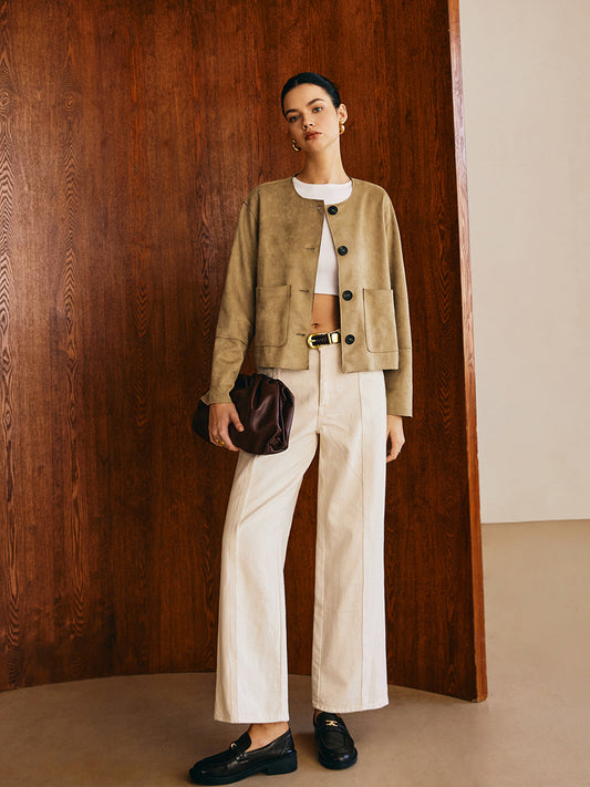 Luvik | Taskutaskullinen Nahkatakki