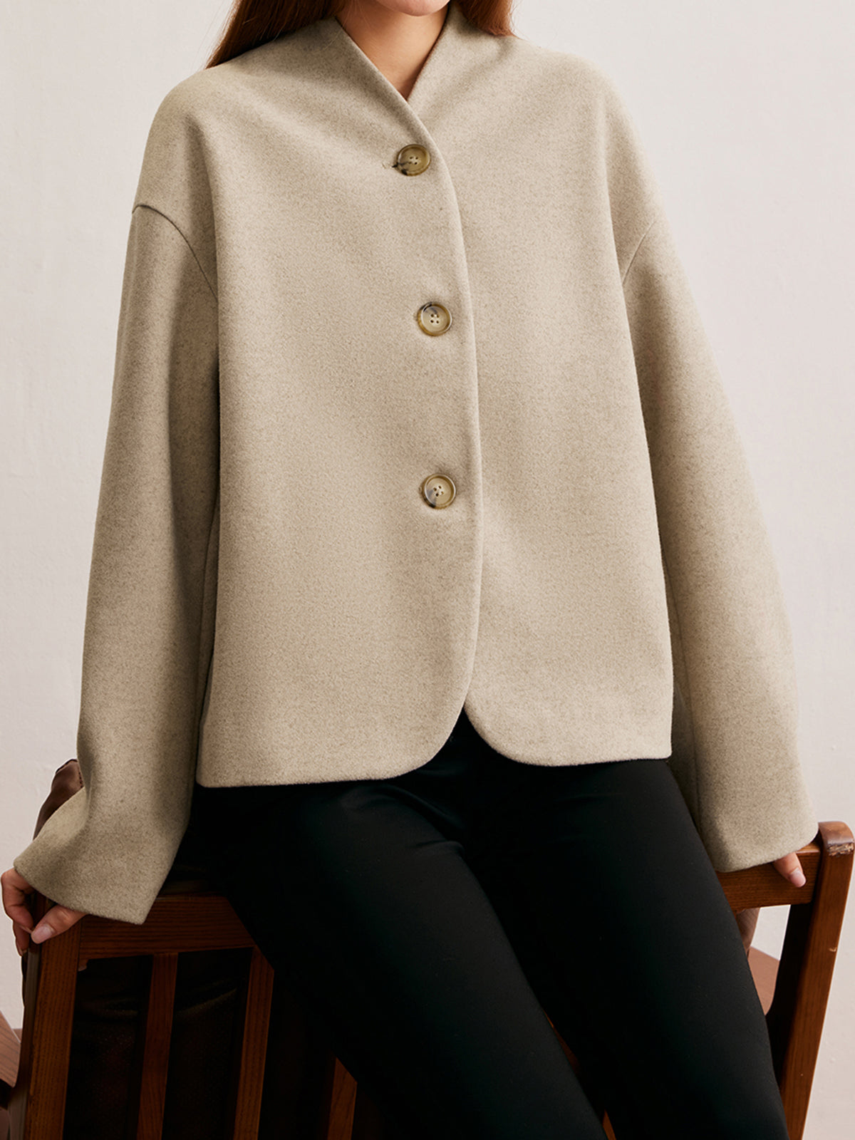 Luvik | Regular Fit Napapaita-knappi