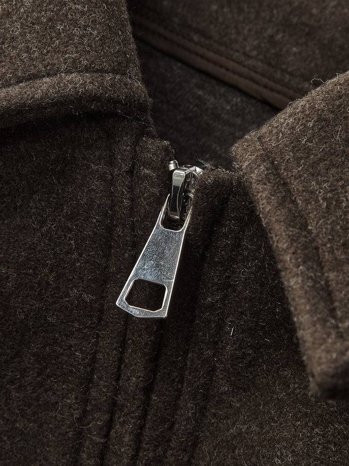 Luvik | Glidelås tweed jakke