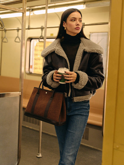 Luvik | Keinonahka Vetoketjupuku