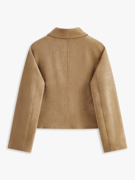 Luvik | Pehmeä nappikaulustakki