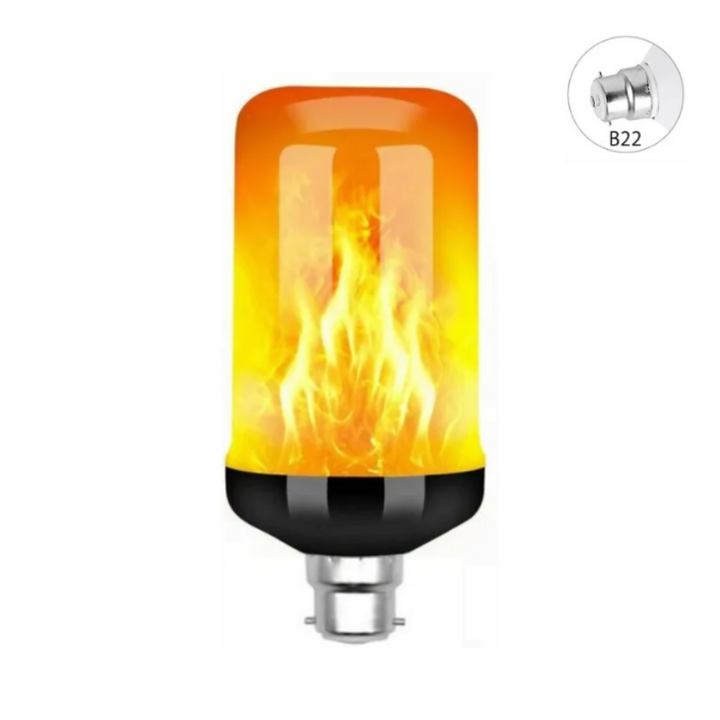 Luvikno | FlameGlow LED Lampe – Flammende Effekt for en Varm og Koselig Atmosfære