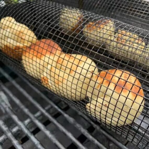 Grill rustfritt stålnett sylinder | Luvikno