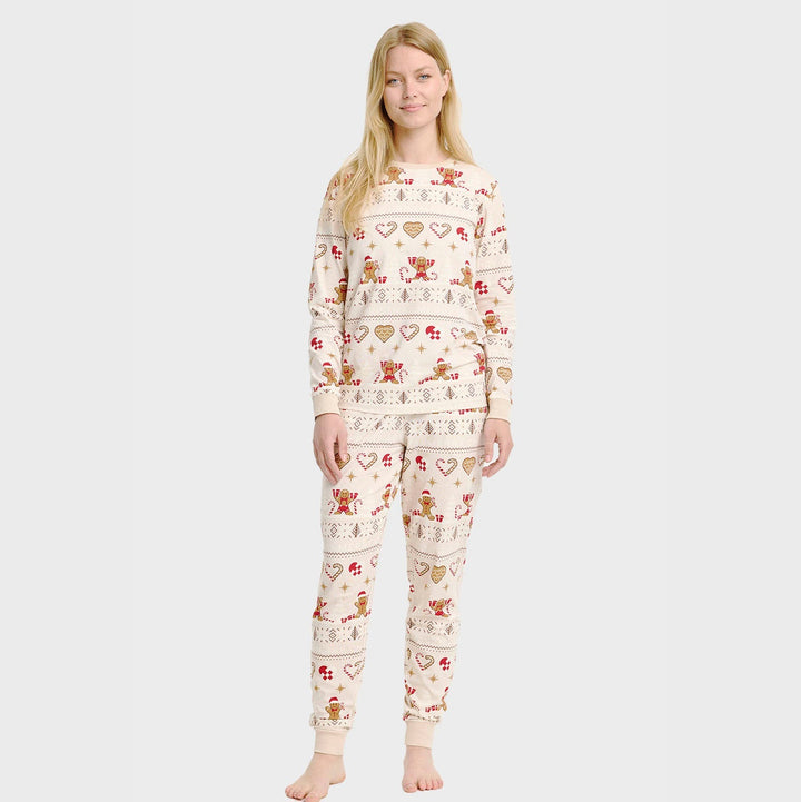 Luvik | Julekjeks julesett beige - Damer
