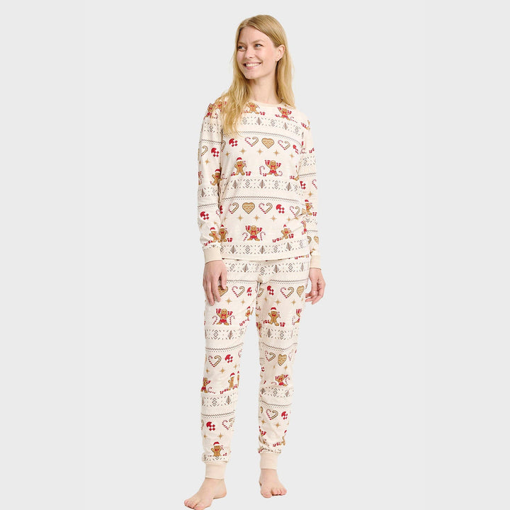 Luvik | Julekjeks julesett beige - Damer