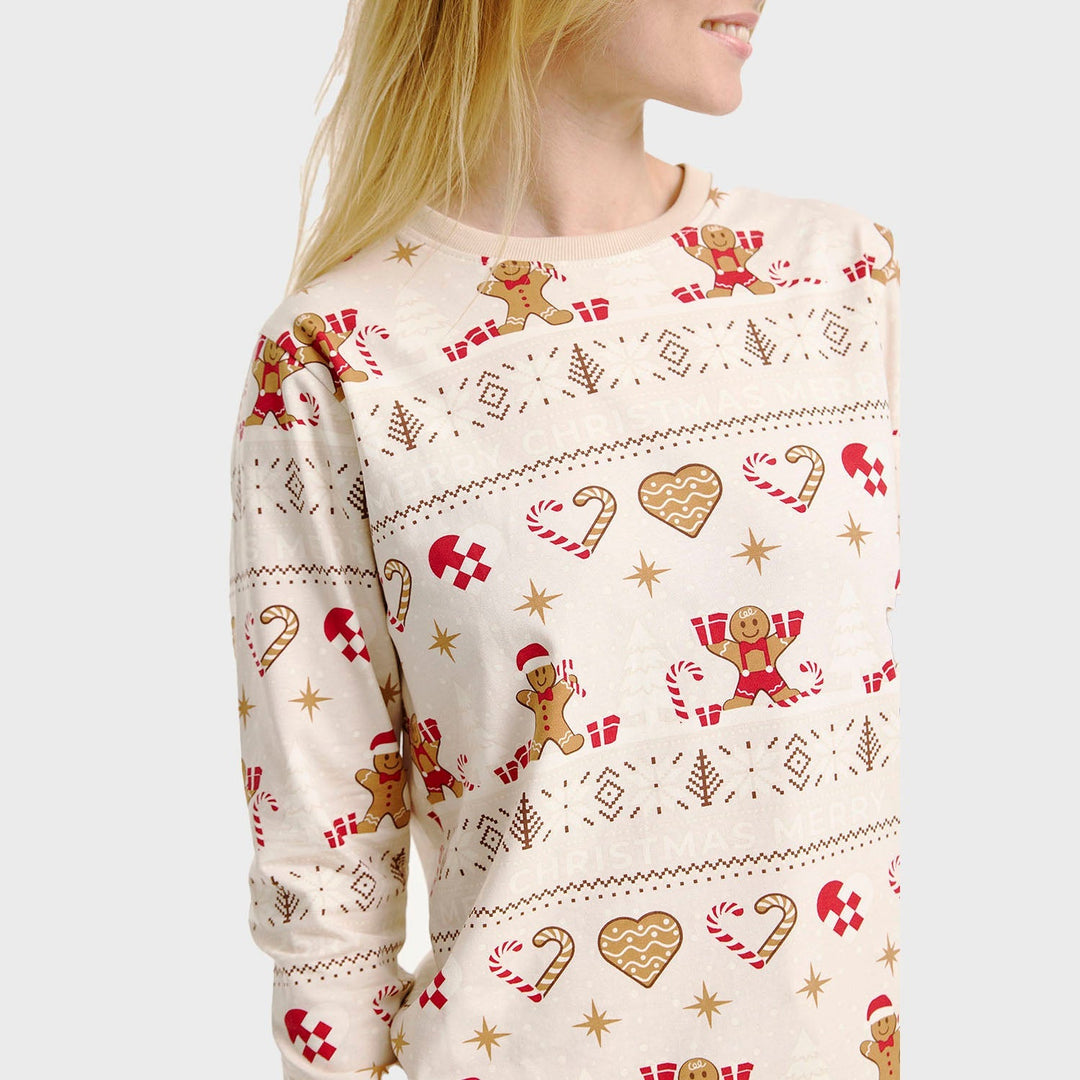 Luvik | Julekjeks julesett beige - Damer