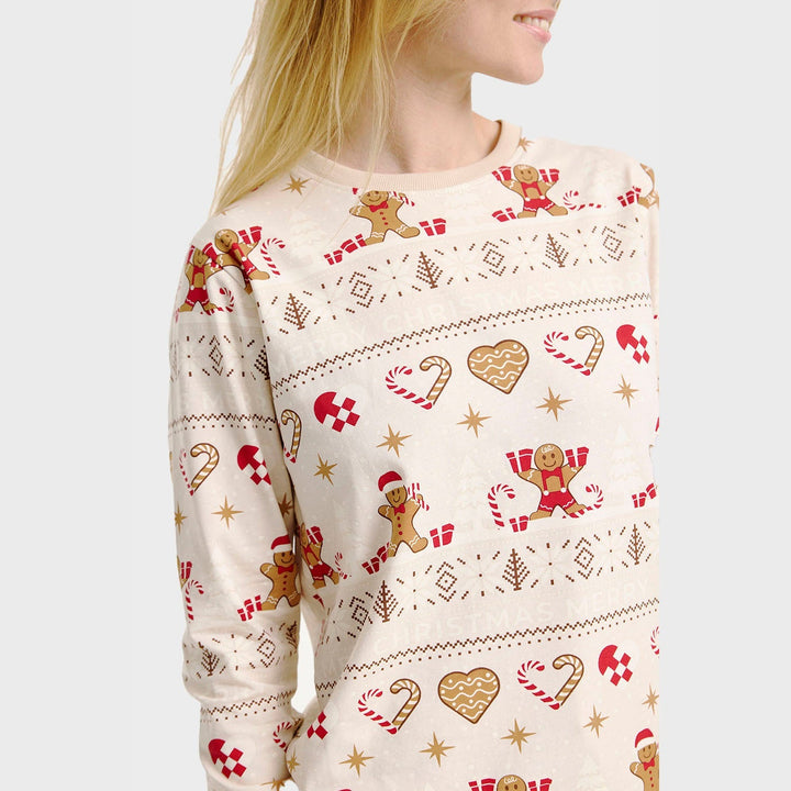 Luvik | Julekjeks julesett beige - Damer