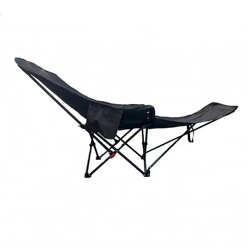 Moderne Industriell Oxford Stof Karbon Stål Sammenleggbar Camping Stol Ryggstøtte Fotstøtte For Utendørs Patio | Luvikno