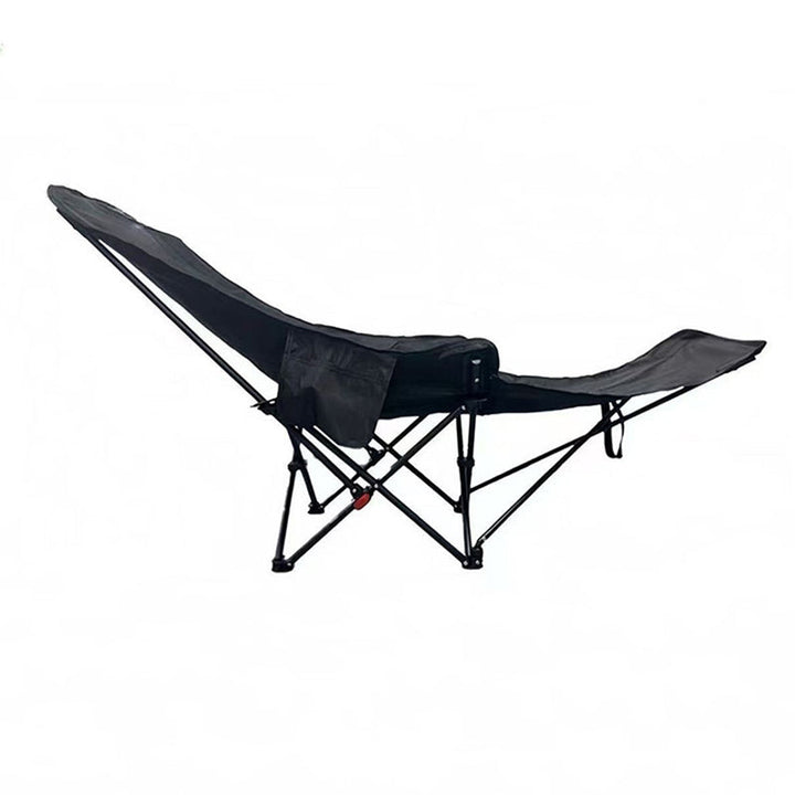 Moderne Industriell Oxford Stof Karbon Stål Sammenleggbar Camping Stol Ryggstøtte Fotstøtte For Utendørs Patio | Luvikno