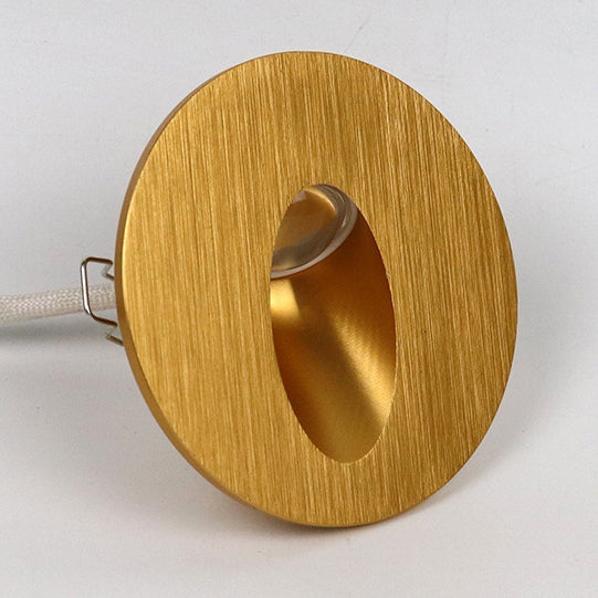 Moderne Art Deco Rund Firkant Aluminiums Vanntett LED Vegglampe For Gang | Luvikno