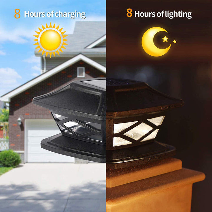 Moderne Enkelhet Sol Vanntett Husform PE Silikon LED Utendørs Lys For Utendørs Patio | Luvikno