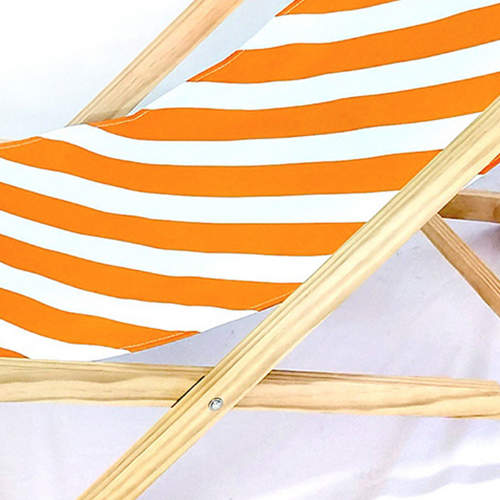 Moderne Minimalistisk Rektangulær Oxford Stoff Solid Furu Utendørs Strandstol Sammenleggbar Recliner Ryggstøtte For Utendørs | Luvikno