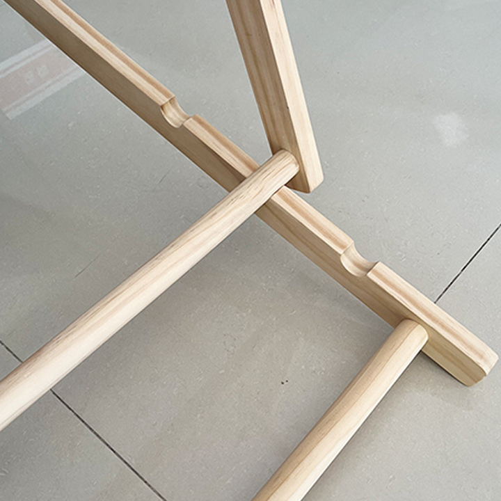 Moderne Minimalistisk Rektangulær Oxford Stoff Solid Furu Utendørs Strandstol Sammenleggbar Recliner Ryggstøtte For Utendørs | Luvikno