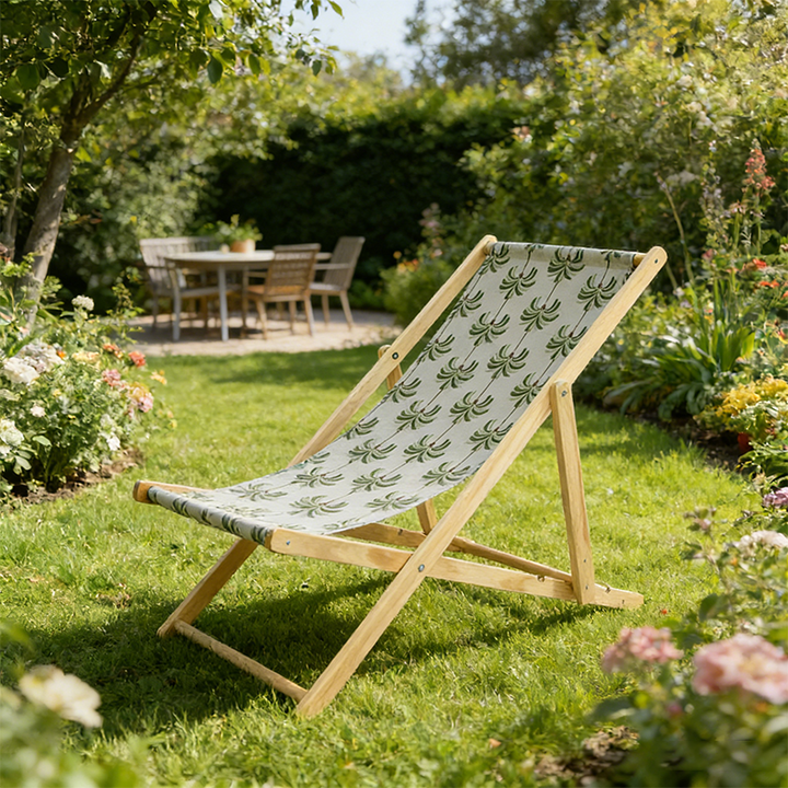 Moderne Minimalistisk Rektangulær Oxford Stoff Solid Furu Utendørs Strandstol Sammenleggbar Recliner Ryggstøtte For Utendørs | Luvikno