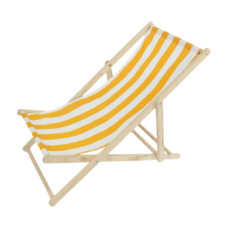 Moderne Minimalistisk Rektangulær Oxford Stoff Solid Furu Utendørs Strandstol Sammenleggbar Recliner Ryggstøtte For Utendørs | Luvikno