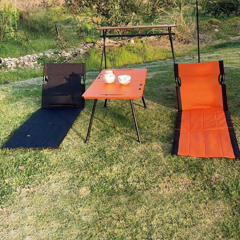 Moderne Enkelhet Oxford Stoff Aluminium Rektangulær Foldbar Camping Bakstol For Utendørs Patio | Luvikno