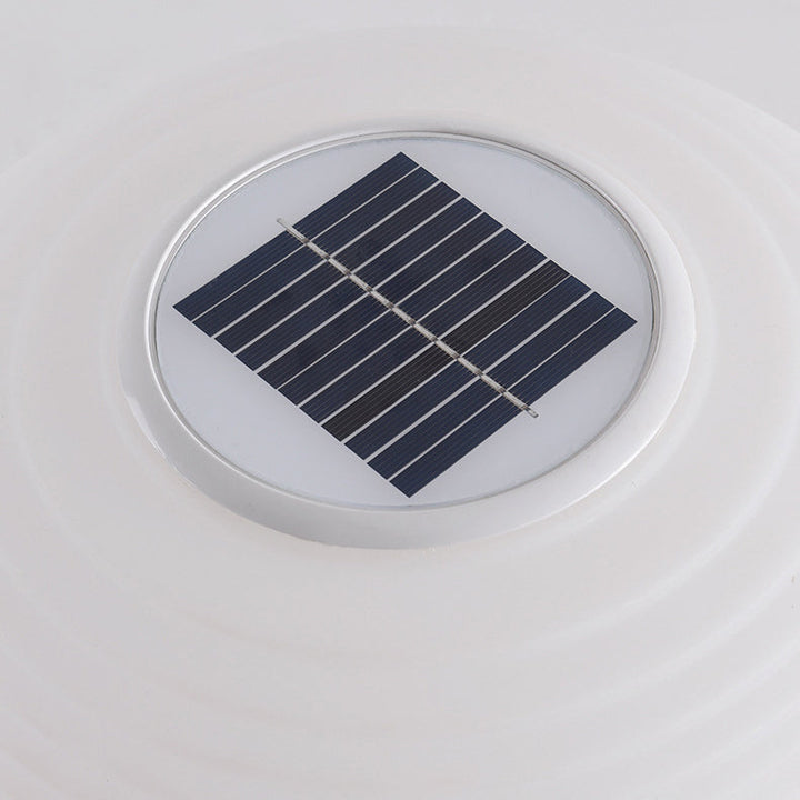 Moderne Minimalistisk PE Oval LED Sol & Vanntett Utebelysning For Hage & Terrasse | Luvikno