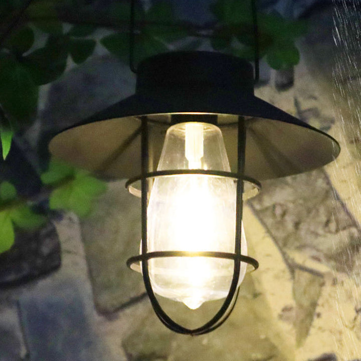 Moderne Minimalistiske Sol Sylinder Hullet Ut Jern Plast LED Utendørs Lys For Hage | Luvikno