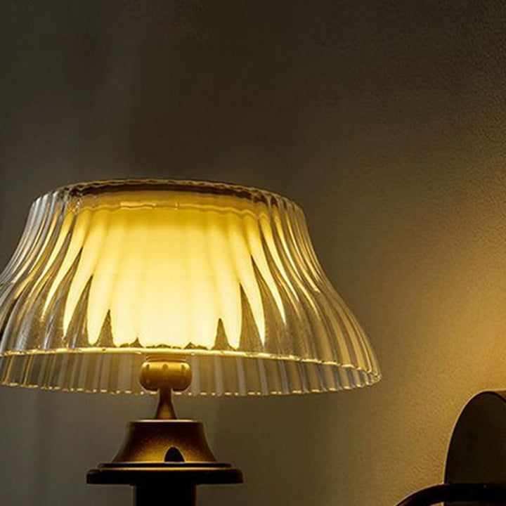 Moderne minimalistiske runde halvball kurvet pole jern ABS LED utendørs vegglampe for hagen | Luvikno