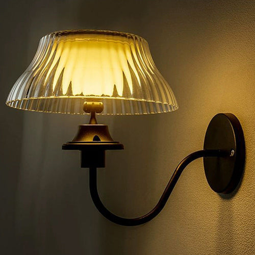 Moderne minimalistiske runde halvball kurvet pole jern ABS LED utendørs vegglampe for hagen | Luvikno